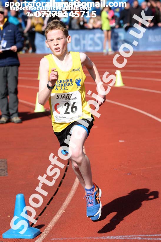 Boys under-13s  Northern 3 Stage Road Relay, SportsCity, Manchester. Photo: David T. Hewitson/Sports for All Pics